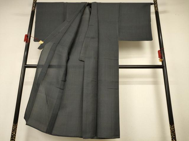 平和屋着物＊夏物 男性 小紋 紗 亀甲文 AABH6506jd