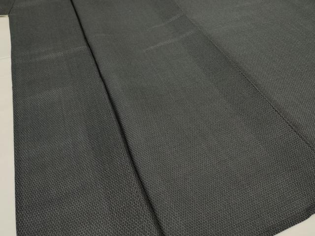 平和屋着物＊夏物 男性 小紋 紗 亀甲文 AABH6506jd