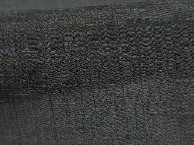 平和屋着物＊夏物 男性 小紋 紗 霞文 AABH6507jd