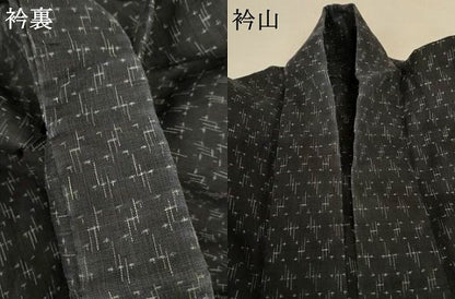 平和屋着物＊夏物 上布 絣柄 麻 逸品 AABH6516jd