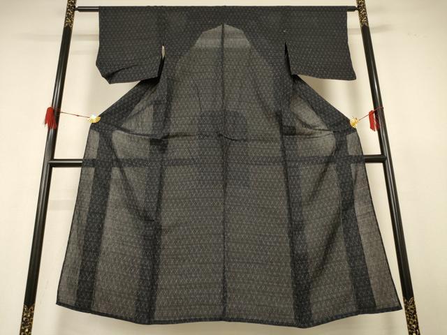 平和屋着物＊夏物 上布 絣柄 麻 逸品 AABH6516jd