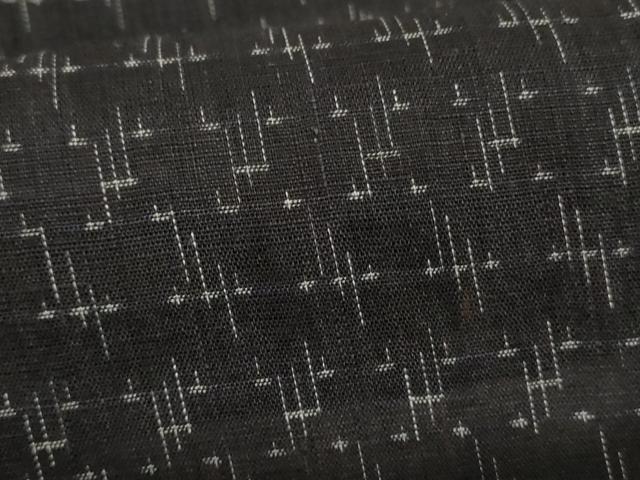 平和屋着物＊夏物 上布 絣柄 麻 逸品 AABH6516jd