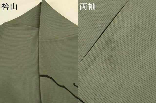 平和屋着物＊夏物 訪問着 絽 草花文 金彩 正絹 逸品 AABH6531jd