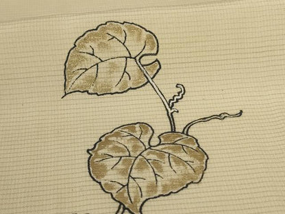 平和屋着物＊夏物 訪問着 絽 草花文 金彩 正絹 逸品 AABH6532jd