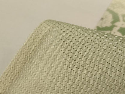 平和屋着物＊夏物 訪問着 絽 草花文 金彩 正絹 逸品 AABH6532jd