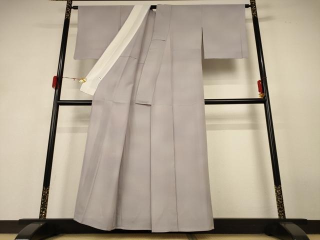 平和屋着物＊夏物 小紋 紗 霞文 暈し染め 正絹 逸品 AABH6533jd
