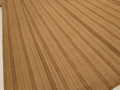 平和屋着物＊夏物 小紋 紗 縞 ロング丈 AABH6535jd