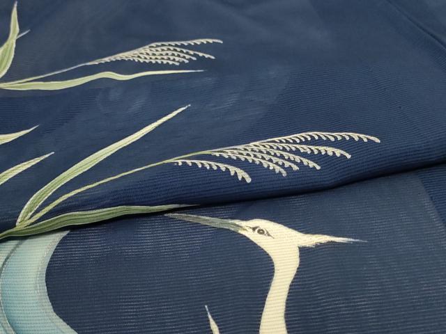 平和屋着物＊夏物 訪問着 絽 白鷺 正絹 逸品 AABH6542jd