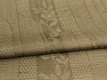 平和屋着物＊夏物 紗紬 草花間道 正絹 逸品 AABH6545jd