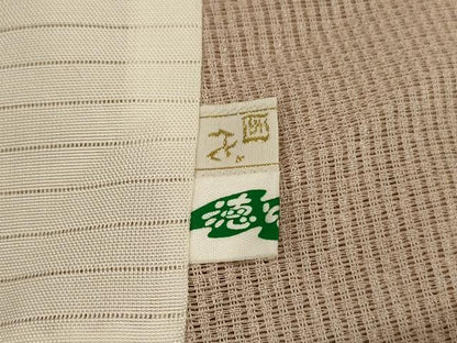 平和屋着物＊夏物　訪問着　紗　刺繍　遠山箔散らし花文　暈し染め　銀彩　正絹　逸品　AABH6546jd