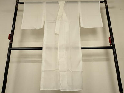 平和屋着物＊夏物　長襦袢　絽　白色　洗える着物　AABH6549jd