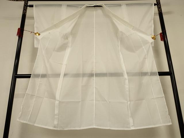 平和屋着物＊夏物　長襦袢　絽　白色　洗える着物　AABH6549jd