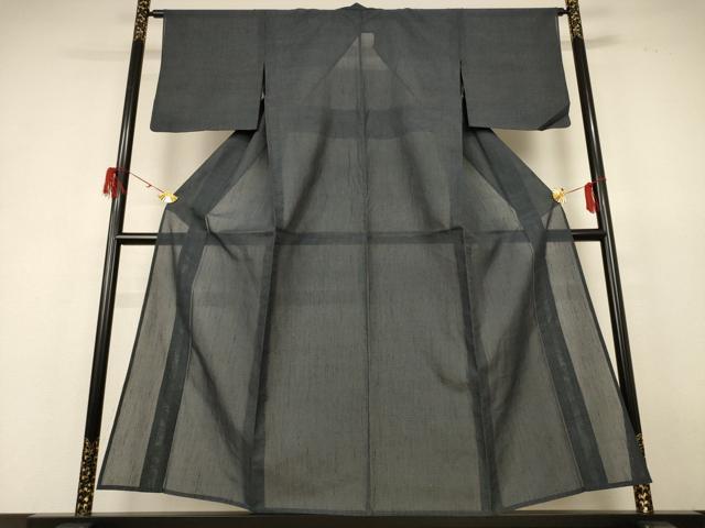 平和屋着物＊夏物 越後夏結城物語 100亀甲 総詰め 正絹 逸品 AABH6553jd