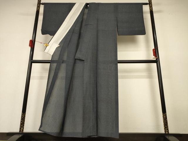 平和屋着物＊夏物 越後夏結城物語 100亀甲 総詰め 正絹 逸品 AABH6553jd