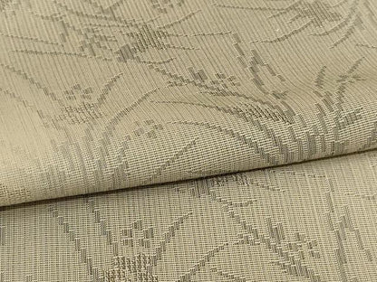 平和屋着物＊夏物 小紋 紗 草花文 暈し染め 正絹 逸品 AABH6559jd