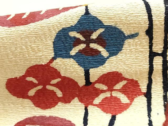 平和屋本店●極上　浦野理一　紅型　手描草木染　額一面　逸品　AABH6564ay