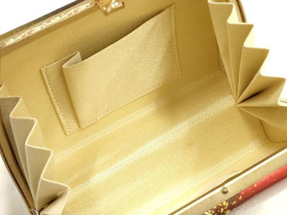 平和屋着物■和装小物　和装バッグ　ハンドバッグ　舞蝶　金彩　逸品　AABH6587ay