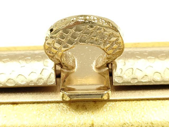 平和屋着物▼和装小物　和装バッグ　ハンドバッグ　花柄　エンボス加工　逸品　AABH6588ay