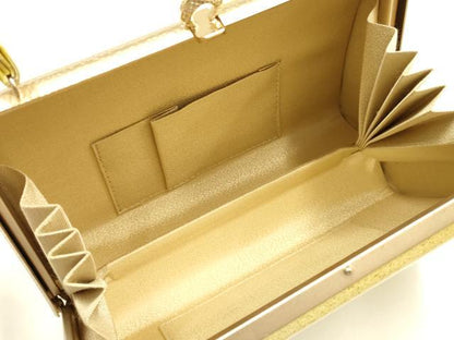 平和屋着物▼和装小物　和装バッグ　ハンドバッグ　花柄　エンボス加工　逸品　AABH6588ay