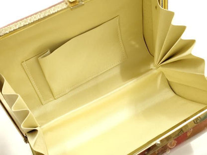平和屋着物▼和装小物 和装バッグ ハンドバッグ 花柄 桜 金彩 逸品 AABH6589ay