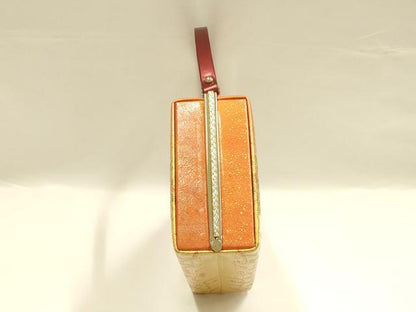 平和屋着物▼和装小物 和装バッグ ハンドバッグ 色紙花文 金彩 逸品 AABH6592ay