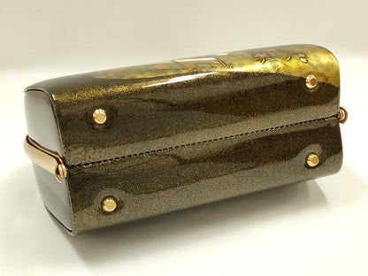 平和屋着物▼和装小物　和装バッグ　ハンドバッグ　金彩　逸品　AABH6601ay