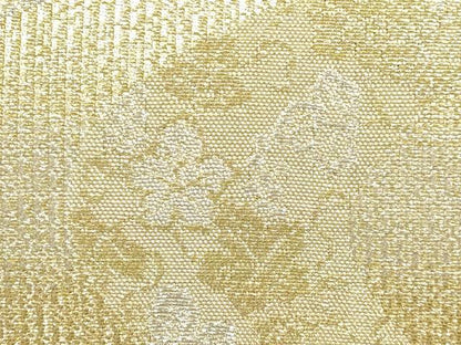 平和屋着物●和装小物　和装バッグ　ハンドバッグ　佐賀錦　吉祥花文　金銀糸　逸品　AABH6619ay
