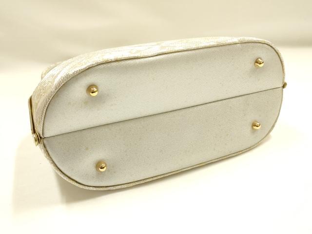 平和屋着物●和装小物　和装バッグ　ハンドバッグ　花七宝　金銀糸　逸品　AABH6620ay