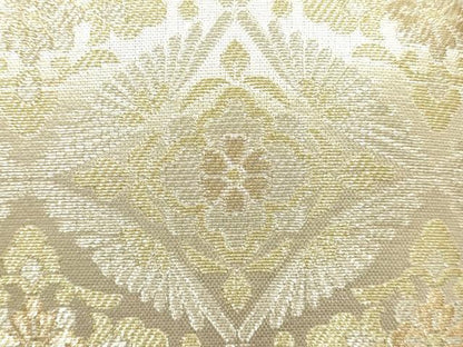 平和屋着物●和装小物　和装バッグ　ハンドバッグ　花七宝　金銀糸　逸品　AABH6620ay