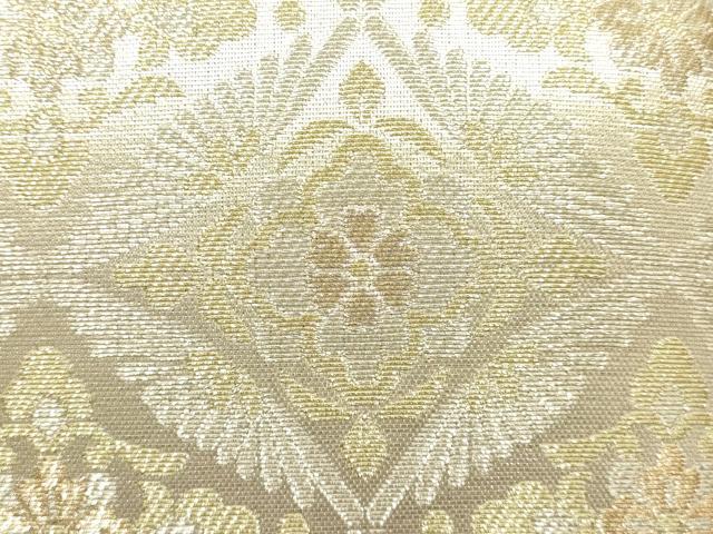平和屋着物●和装小物　和装バッグ　ハンドバッグ　花七宝　金銀糸　逸品　AABH6620ay