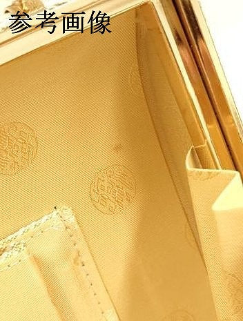 平和屋着物●和装小物　和装バッグ　神田胡蝶　ハンドバッグ　金銀糸箔　逸品　未使用　AABH6622ay