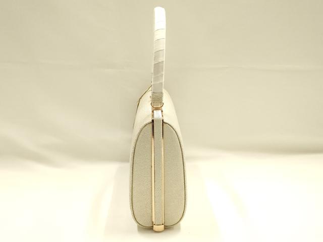 平和屋着物●和装小物　和装バッグ　神田胡蝶　ハンドバッグ　金銀糸箔　逸品　未使用　AABH6622ay