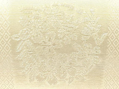 平和屋着物●和装小物　和装バッグ　ハンドバッグ　市松　花丸　金銀糸　逸品　AABH6624ay