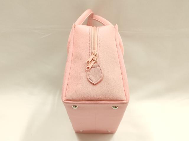 平和屋着物●和装小物　和装バッグ　ハンドバッグ　利休バッグ　総刺繍　桜と福良雀　金糸　逸品　AABH6626ay