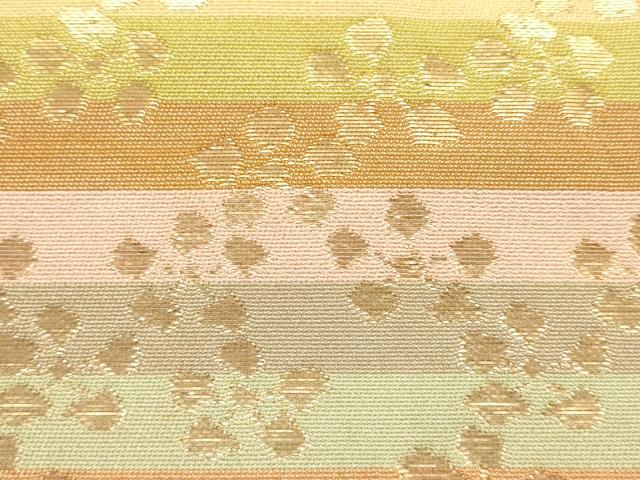 平和屋着物●和装小物　和装バッグ　ハンドバッグ　利休バッグ　梅鉢　金糸　逸品　AABH6627ay