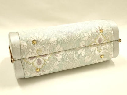 平和屋着物●和装小物　和装バッグ　ハンドバッグ　正倉院花文　金銀糸　逸品　AABH6631ay