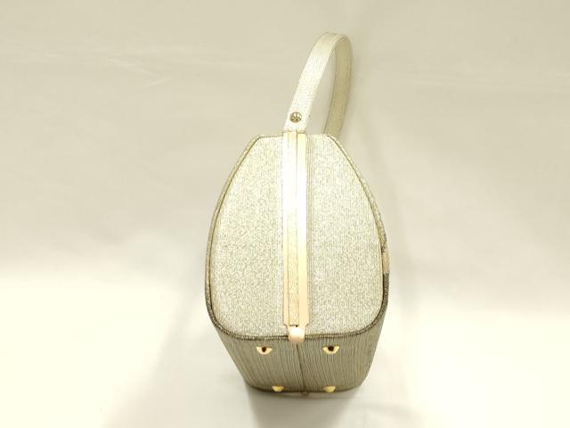 平和屋着物●和装小物　和装バッグ　ハンドバッグ　つづれ織　礼装　金銀糸　逸品　AABH6633ay