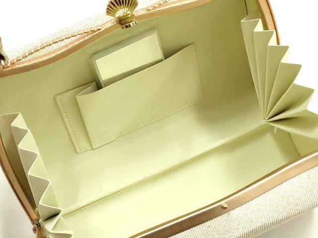 平和屋着物●和装小物　和装バッグ　ハンドバッグ　つづれ織　礼装　金銀糸　逸品　AABH6633ay