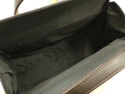 平和屋着物●和装小物　和装バッグ　ハンドバッグ　荒磯　名物裂　花唐草更紗文様　皮革　天然素材　逸品　AABH6634ay