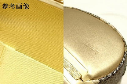 平和屋着物●和装小物　和装バッグ　ハンドバッグ　花柄　ビーズ　金銀糸　逸品　未使用　AABH6636ay