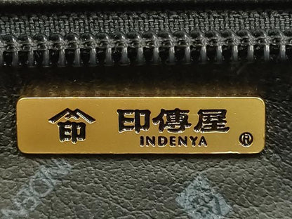 平和屋着物●和装小物　和装バッグ　甲州印傳　印傳屋　ハンドバッグ　菊文　鶴亀　松竹梅　逸品　AABH6637ay