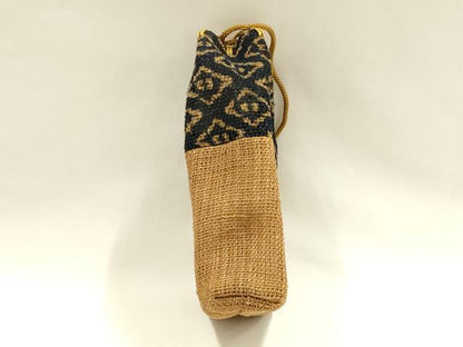平和屋着物●古代原始布　科布　和装小物　しな布　小物袋　逸品　AABH6640ay