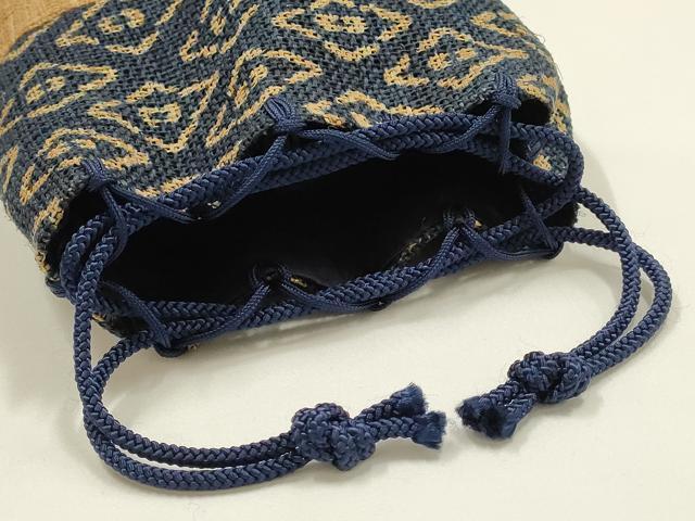 平和屋着物●文部省指定重要民族資料　榀布　和装小物　しな布　小物袋　逸品　AABH6641ay