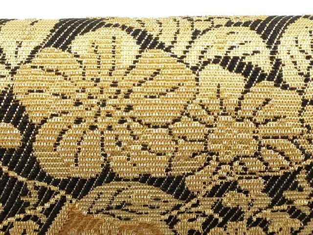 平和屋着物●和装小物　和装バッグ　ハンドバッグ　クラッチバッグ　金華山織　花柄　更紗　逸品　AABH6642ay