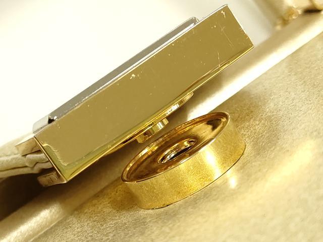 平和屋着物●和装小物　和装バッグ　ハンドバッグ　花柄　更紗　金銀彩　逸品　AABH6643ay