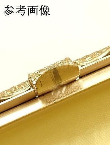 平和屋着物●和装小物　和装バッグ　ハンドバッグ　吉祥横段文　金糸　逸品　AABH6644ay