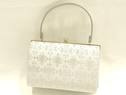 平和屋着物●和装小物　和装バッグ　ハンドバッグ　金糸　逸品　AABH6645ay