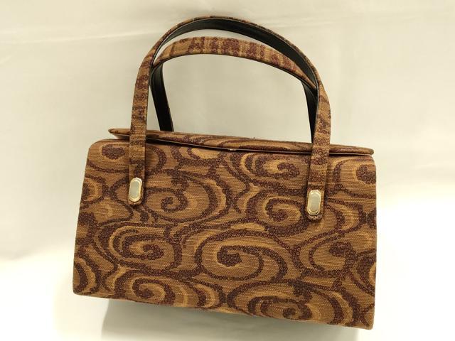 平和屋着物●和装小物　和装バッグ　金鷲本舗 東京謹製 キンワシ印　ハンドバッグ　逸品　AABH6647ay