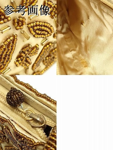平和屋着物▼和装小物 和装バッグ CheCheNewYork ハンドバッグ ビーズバッグ 花七宝 逸品 AABH6671ay