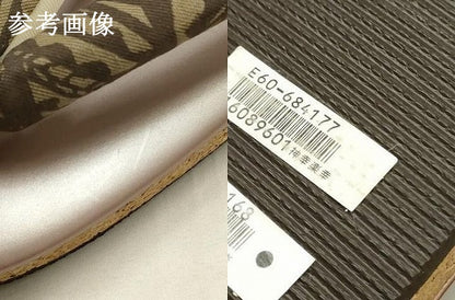 平和屋着物●和装小物　和装草履　鼻緒:紬地　コルク　逸品　AABH6694ay
